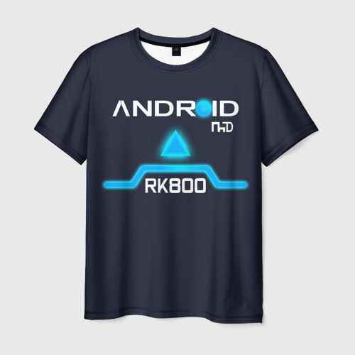 Мужская футболка 3D Android RK800 Connor, цвет 3D печать