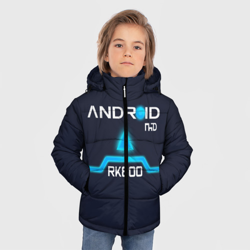 Зимняя куртка для мальчиков 3D Android RK800 Connor, цвет красный - фото 3