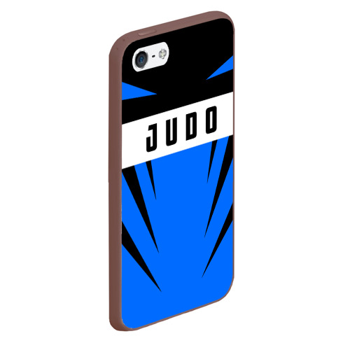 Чехол для iPhone 5/5S матовый Judo, цвет коричневый - фото 3