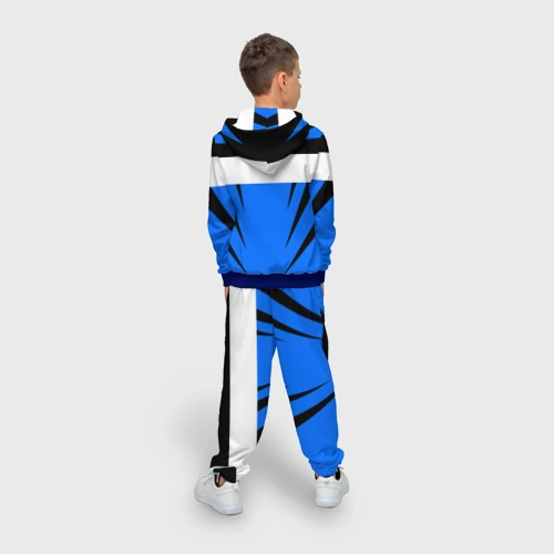 Детский костюм 3D с принтом Judo, вид сзади #2