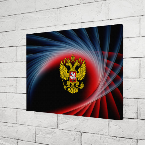 Холст прямоугольный Россия, цвет 3D печать - фото 3