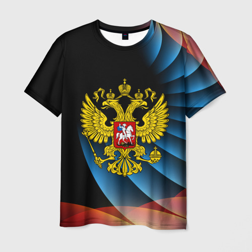 Мужская футболка 3D Russia sport Фото 01 Мужская футболка 3D Russia sport Фото 01