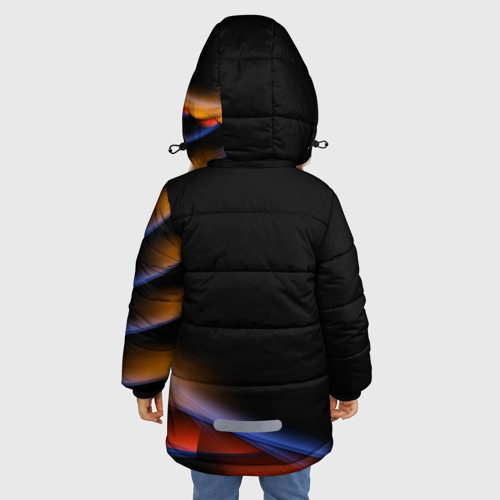 Зимняя куртка для девочек 3D Sport Russia, цвет черный - фото 4