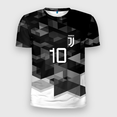 Мужская футболка 3D Slim JUVE 10 DYBALA, цвет 3D печать