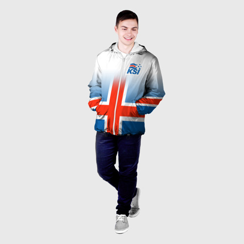 Мужская куртка 3D KSI ICELAND SPORT, цвет 3D печать - фото 3
