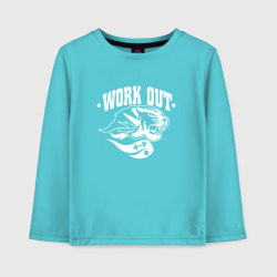 Детский лонгслив хлопок Work Out