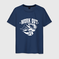 Мужская футболка хлопок Work Out