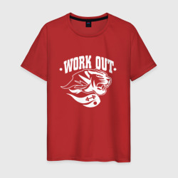 Work Out – Футболка из хлопка с принтом купить со скидкой в -20%