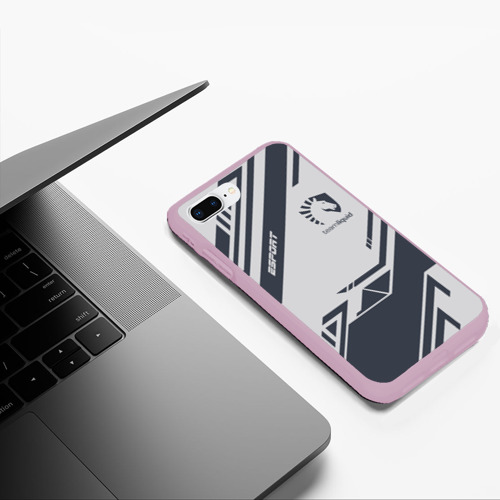 Чехол для iPhone 7Plus/8 Plus матовый TEAM LIQUID E-SPORT, цвет розовый - фото 5