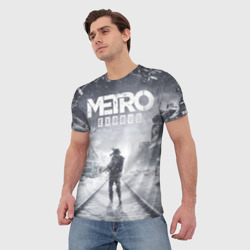 Мужская футболка 3D Metro Exodus: Артём - фото 2