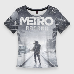Женская футболка 3D Slim Metro Exodus: Артём