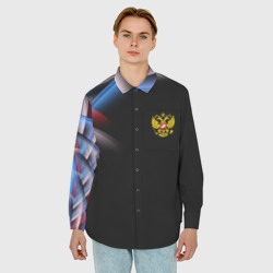 Мужская рубашка oversize 3D Россия - фото 2