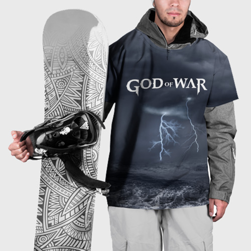 Накидка на куртку 3D God of WAR, цвет 3D печать