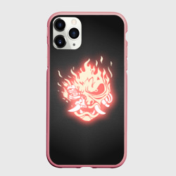 Чехол для iPhone 11 Pro Max матовый Cyberpunk 2077 samurai