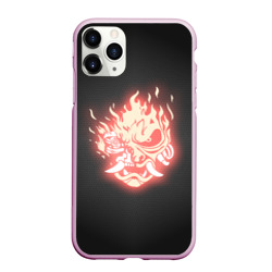Чехол для iPhone 11 Pro Max матовый Cyberpunk 2077 samurai