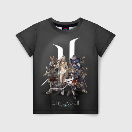 Детская футболка 3D LineAge 2 Revolution Фото 01 Детская футболка 3D LineAge 2 Revolution Фото 01