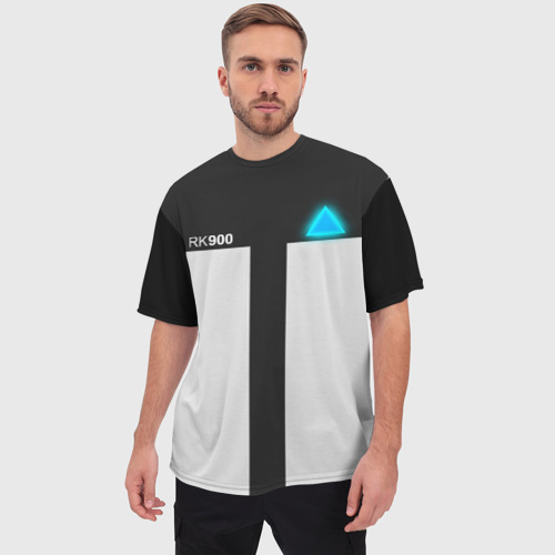 Мужская футболка oversize 3D RK 900 Connor, цвет 3D печать - фото 3