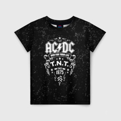 Детская футболка 3D AC/DC run for your life
