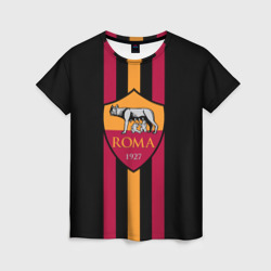 Женская футболка 3D FC Roma Lines