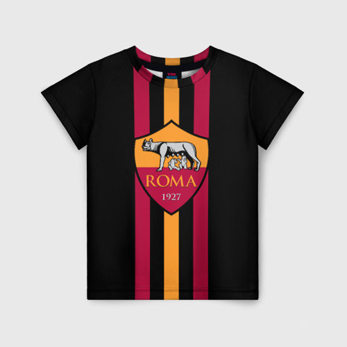 Детская футболка 3D FC Roma Lines, цвет 3D печать