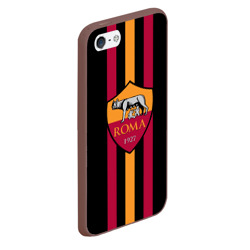 Чехол для iPhone 5/5S матовый FC Roma Lines - фото 2