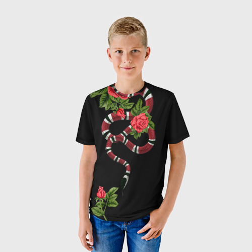 Детская футболка 3D GUCCI Фото 01 Детская футболка 3D GUCCI Фото 01