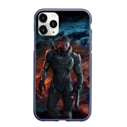 Чехол для iPhone 11 Pro Max матовый Mass Effect 3