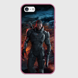 Чехол для iPhone 5/5S матовый Mass Effect 3