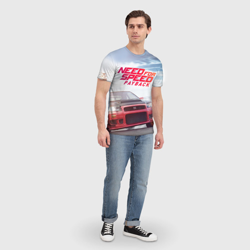 Мужская футболка 3D Need for Speed: Payback, цвет 3D печать - фото 5