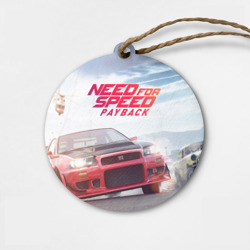 Деревянная игрушка круг Need for Speed: Payback