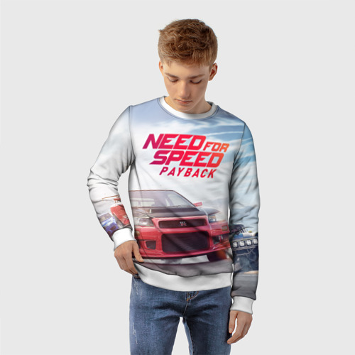 Детский свитшот 3D Need for Speed: Payback, цвет 3D печать - фото 3