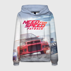 Мужская толстовка 3D Need for Speed: Payback