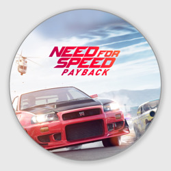 Круглый коврик для мышки Need for Speed: Payback