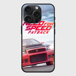 Чехол силиконовый для Apple iPhone 15 Pro матовый Need for Speed: Payback