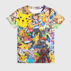 Женская футболка 3D Pokemon