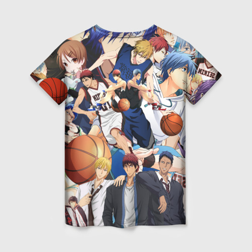 Женская футболка 3D Kuroko no Basket паттерн - фото 2