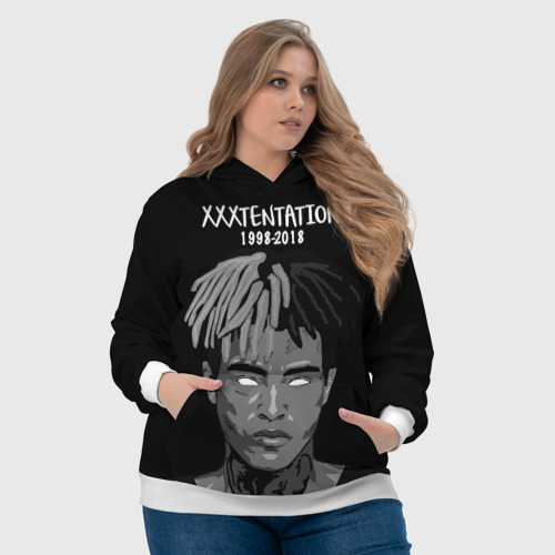 Женская толстовка 3D Xxxtentation RIP, цвет 3D печать - фото 6