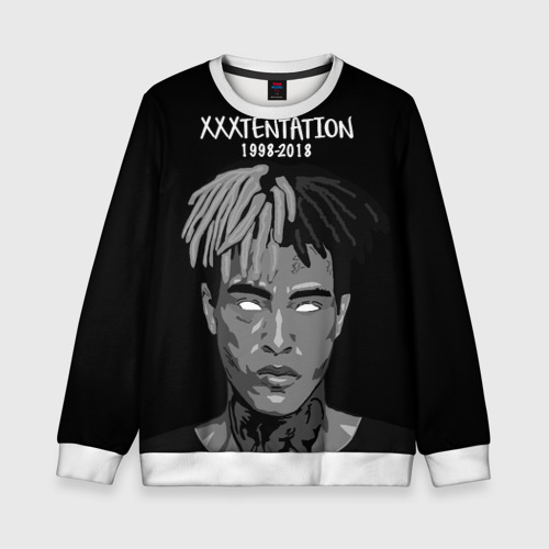 Детский свитшот 3D Xxxtentation RIP, цвет 3D печать