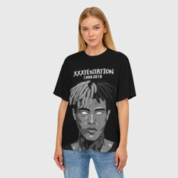 Женская футболка oversize 3D Xxxtentation RIP - фото 2