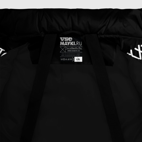 Мужская зимняя куртка 3D Xxxtentation RIP, цвет черный - фото 7