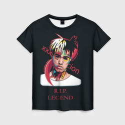 Женская футболка 3D XXXTentacion RIP Legend 2