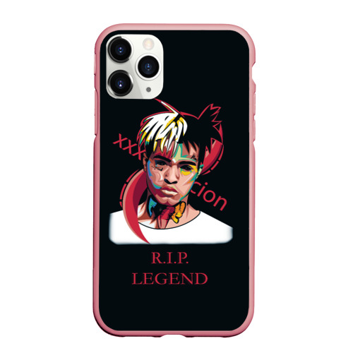 Чехол для iPhone 11 Pro Max матовый XXXTentacion RIP Legend 2, цвет баблгам