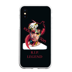 Чехол для iPhone XS Max матовый XXXTentacion RIP Legend 2