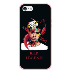 Чехол для iPhone 5/5S матовый XXXTentacion RIP Legend 2