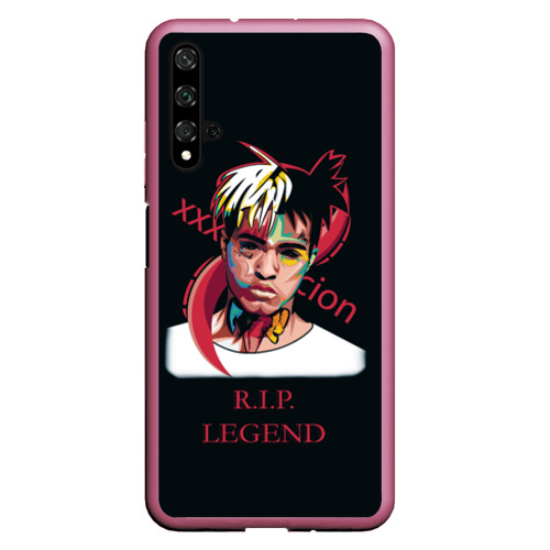 Чехол для Honor 20 XXXTentacion RIP Legend 2, цвет малиновый