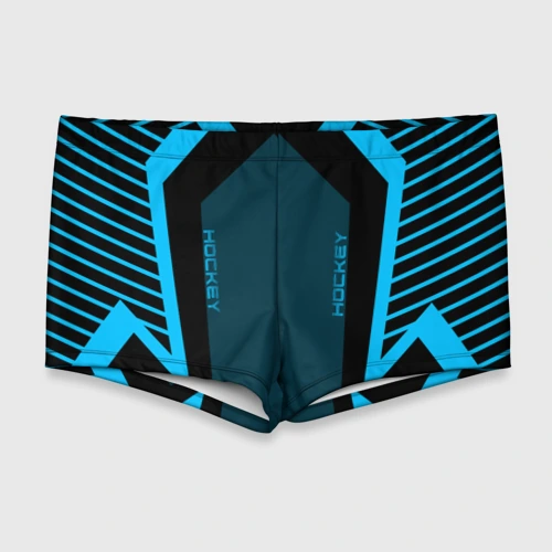 Мужские купальные плавки 3D Hockey