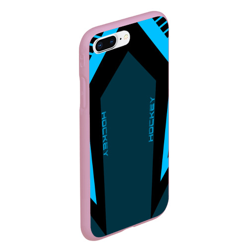Чехол для iPhone 7Plus/8 Plus матовый Hockey, цвет розовый - фото 3