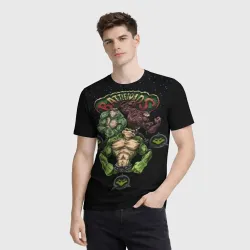 Мужская футболка 3D Battletoads Боевые Жабы - фото 2