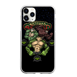 Чехол для iPhone 11 Pro Max матовый Battletoads Боевые Жабы