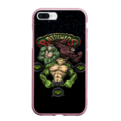 Чехол для iPhone 7Plus/8 Plus матовый Battletoads Боевые Жабы